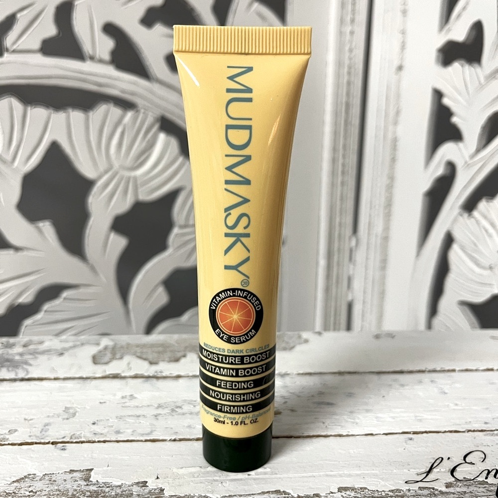 Mudmasky Vitamin-Infused Eye Serum, Oil-free Hydration with Vitamin C, 1 fl oz